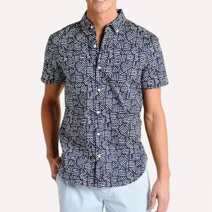 BONOBOS Men's Short Sleeve Button Down